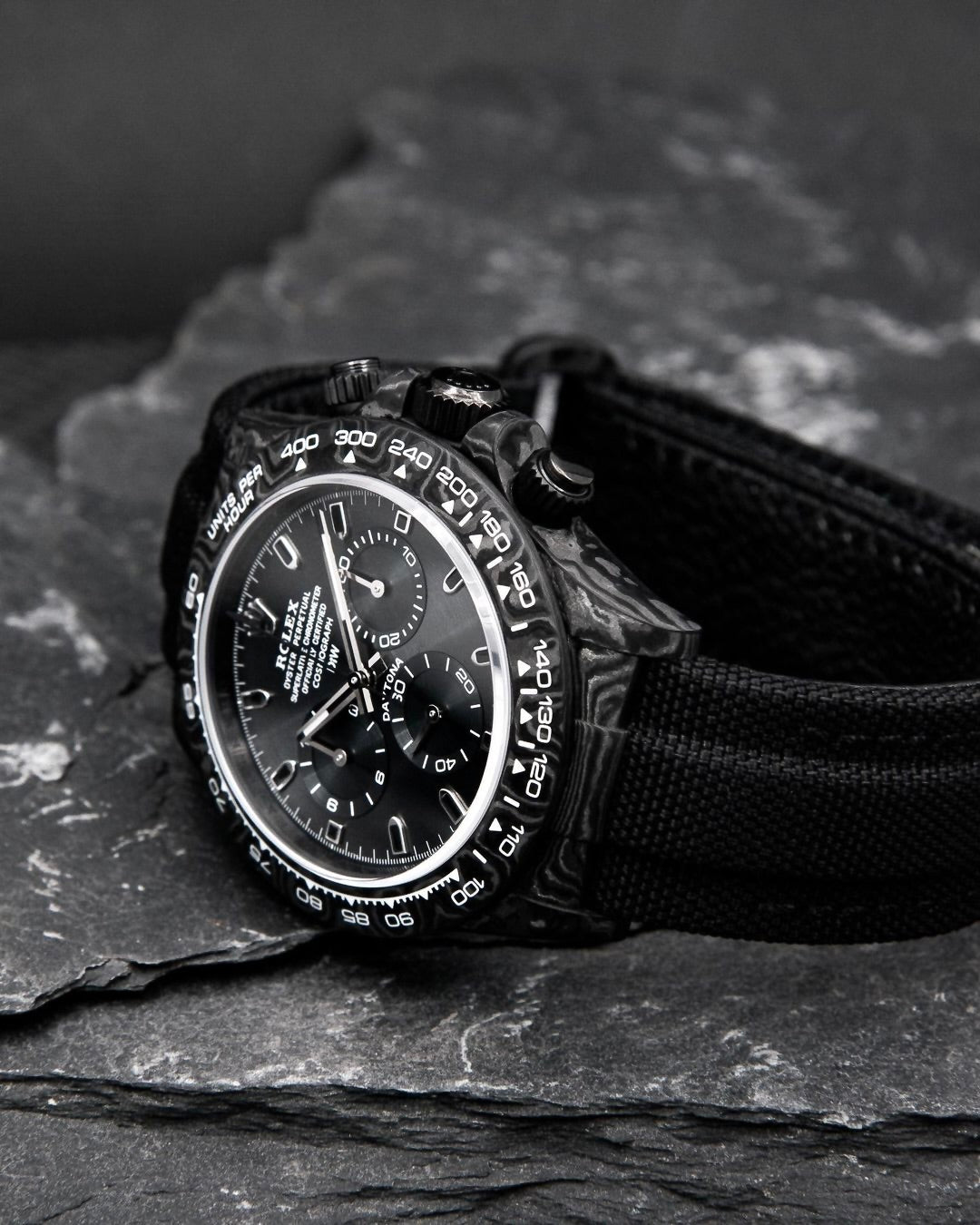 NTPT Carbon DiW Rolex Daytona &ldquo;ALL BLACK"