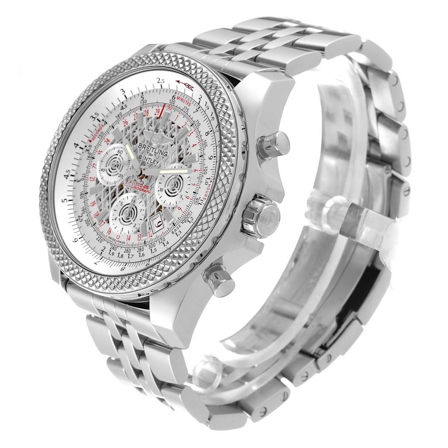Breitling Bentley B06 Silver Dial Chronograph Mens Watch AB0611