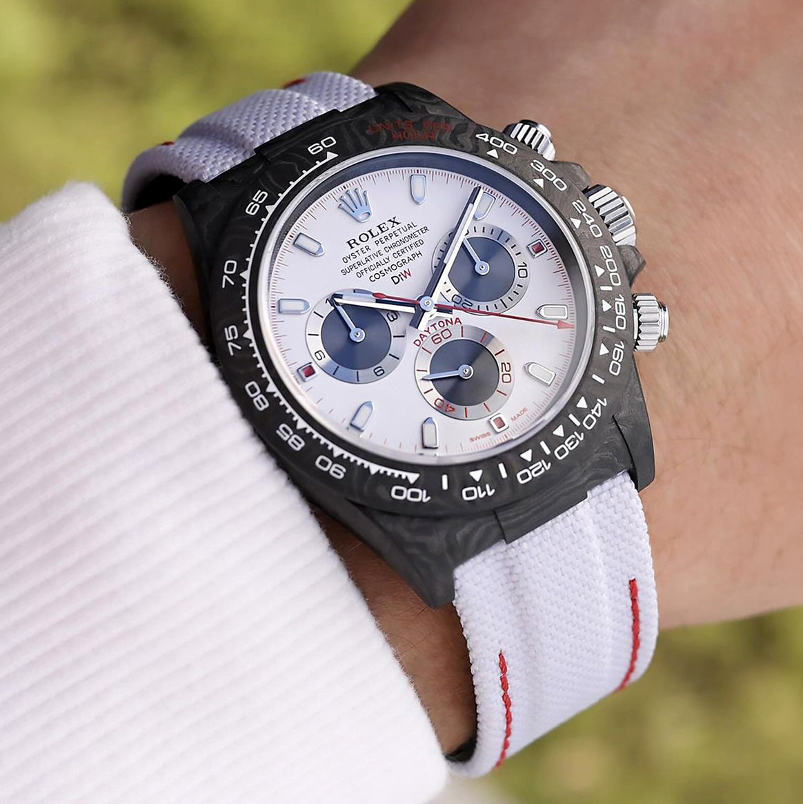 NTPT Carbon Rolex DiW Daytona "SPEEDSTER WHITE"