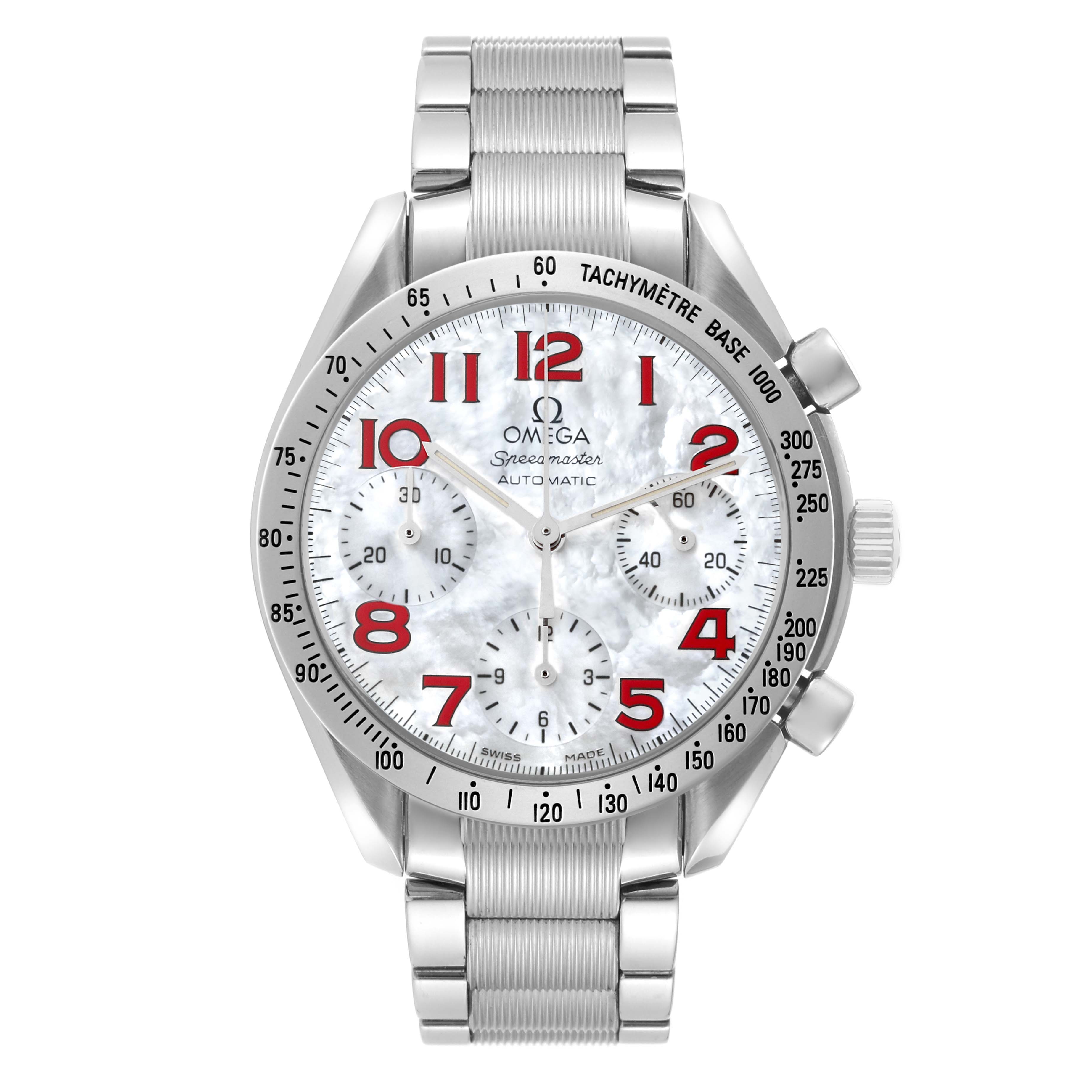 Omega Speedmaster Mother of Pearl Dial Steel Mens Watch 39.0 MM 3534.79.00