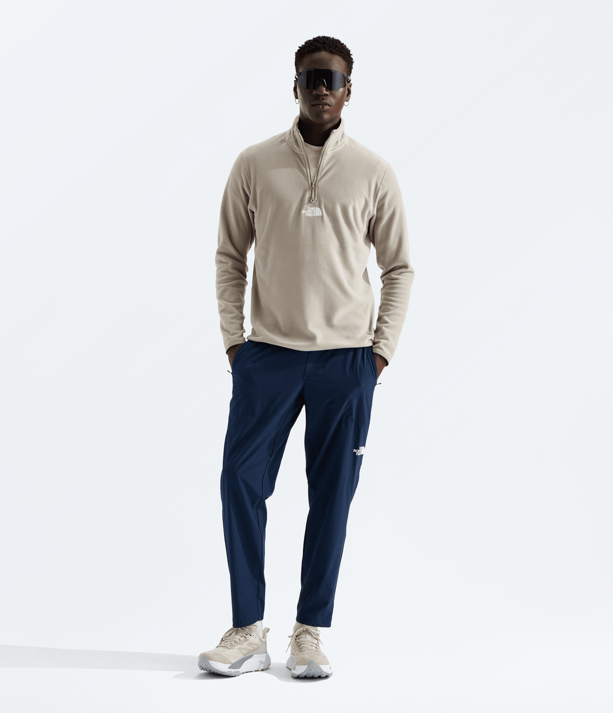 Men’s Glacier ¼ Zip—Embroidered Logo