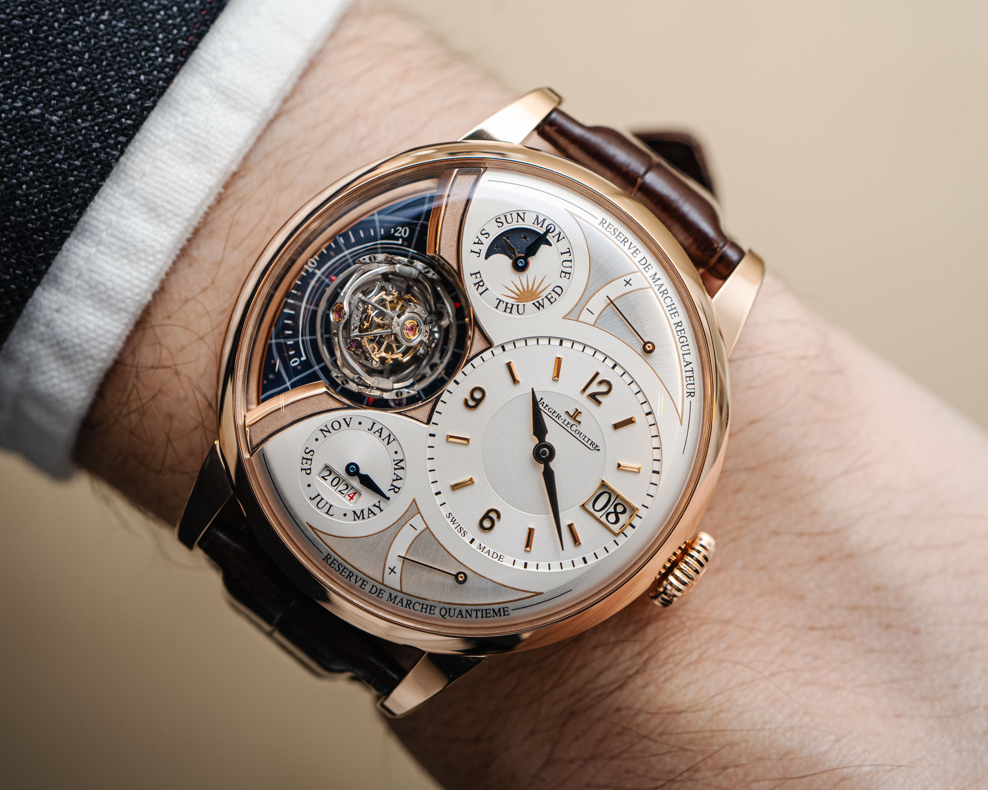 Jaeger-LeCoultre NEW THREE-AXIS TOURBILLON