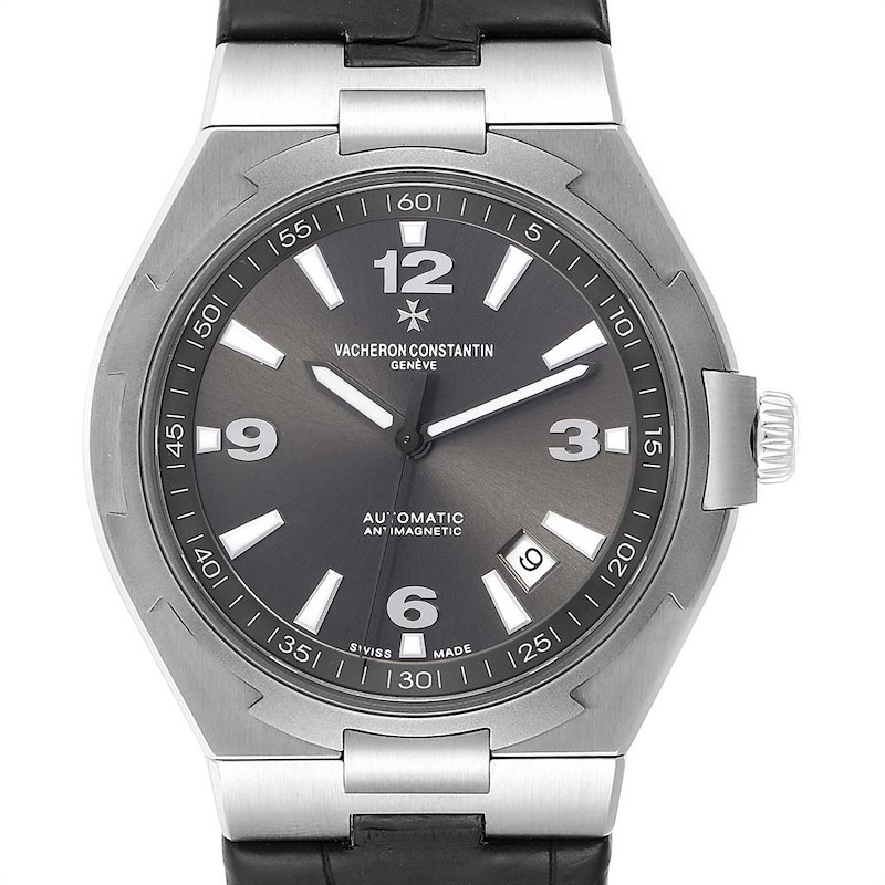Vacheron Constantin Overseas Deep Stream Grey Dial Steel Mens Watch 47040