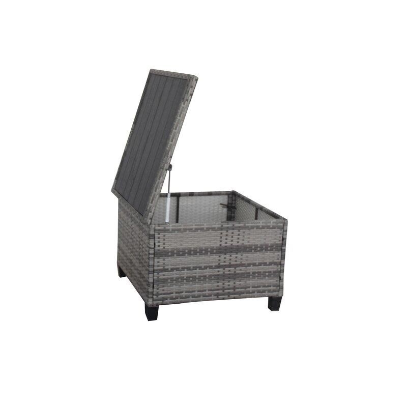 Chayden Wicker/Rattan 6 - Person Seating Group with Cushions