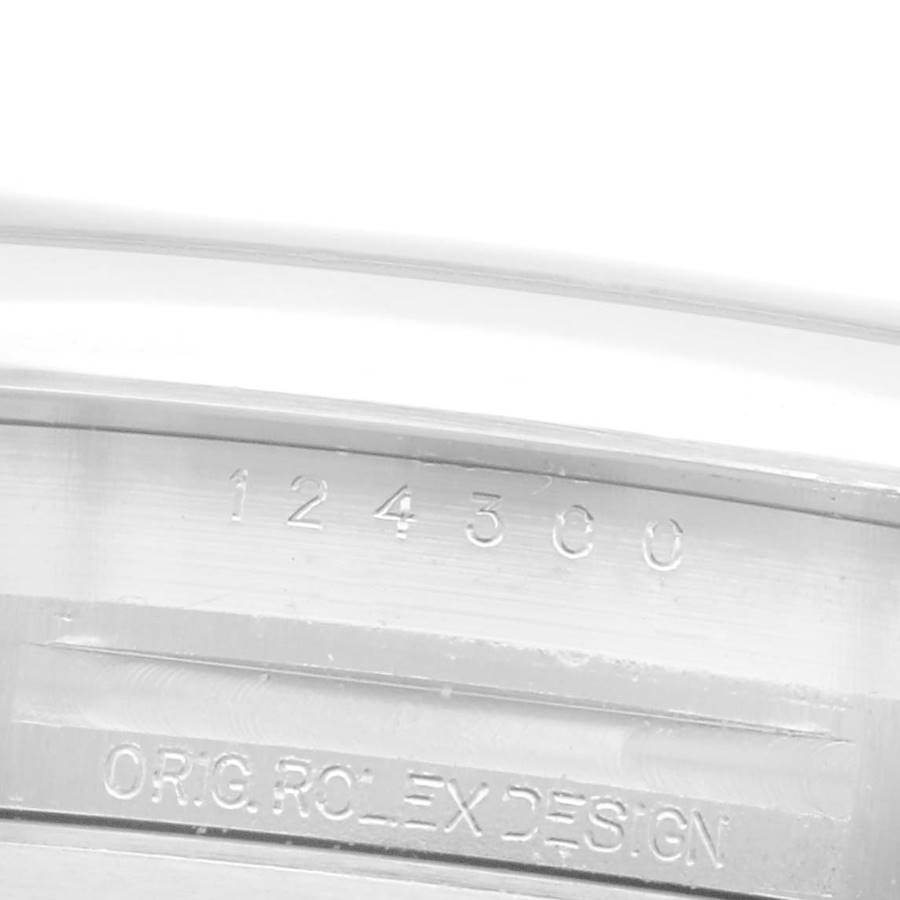 Rolex Oyster Perpetual 41 Silver Dial Steel Mens Watch 124300