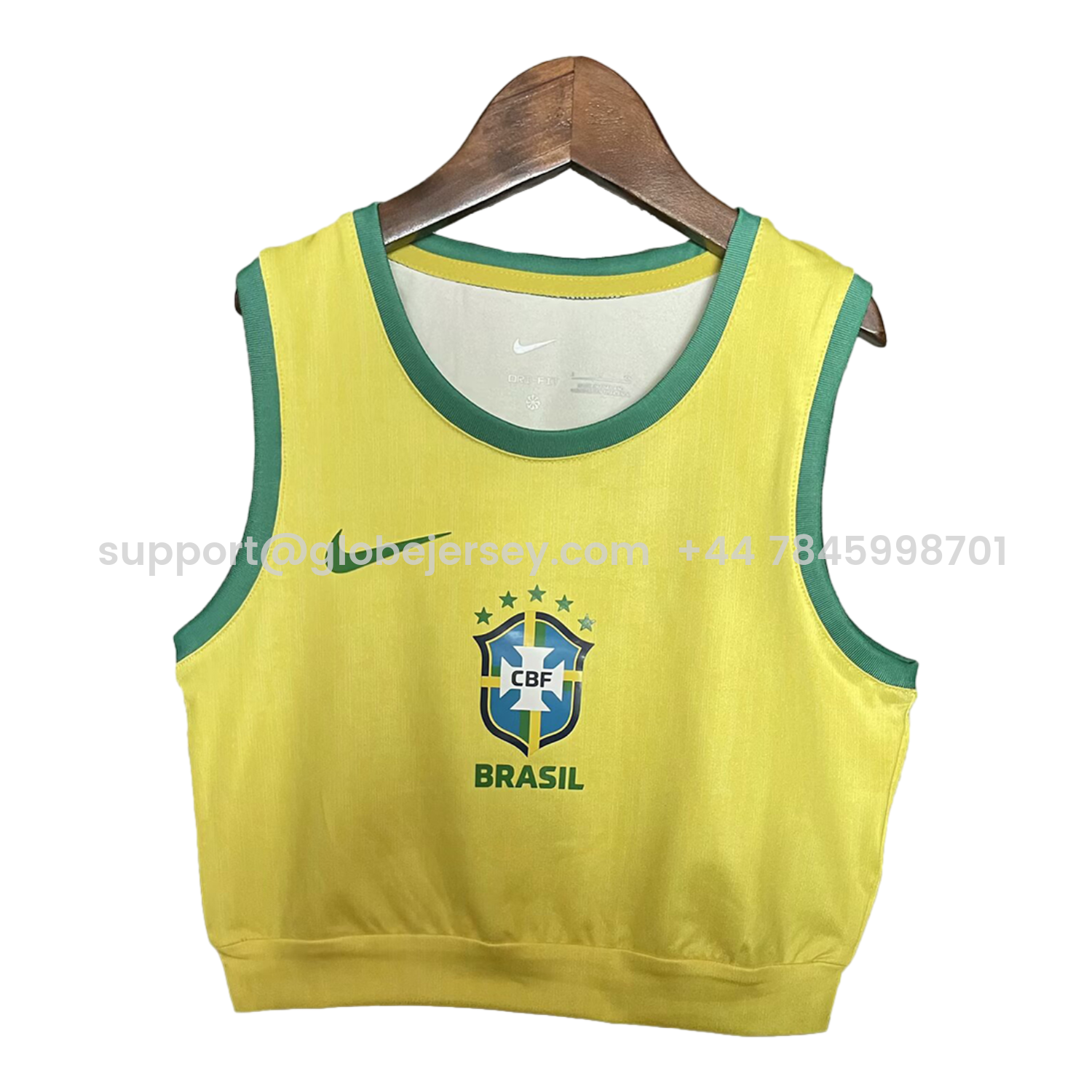 Women's Brazil 25-26 Home Red Yoga Vest