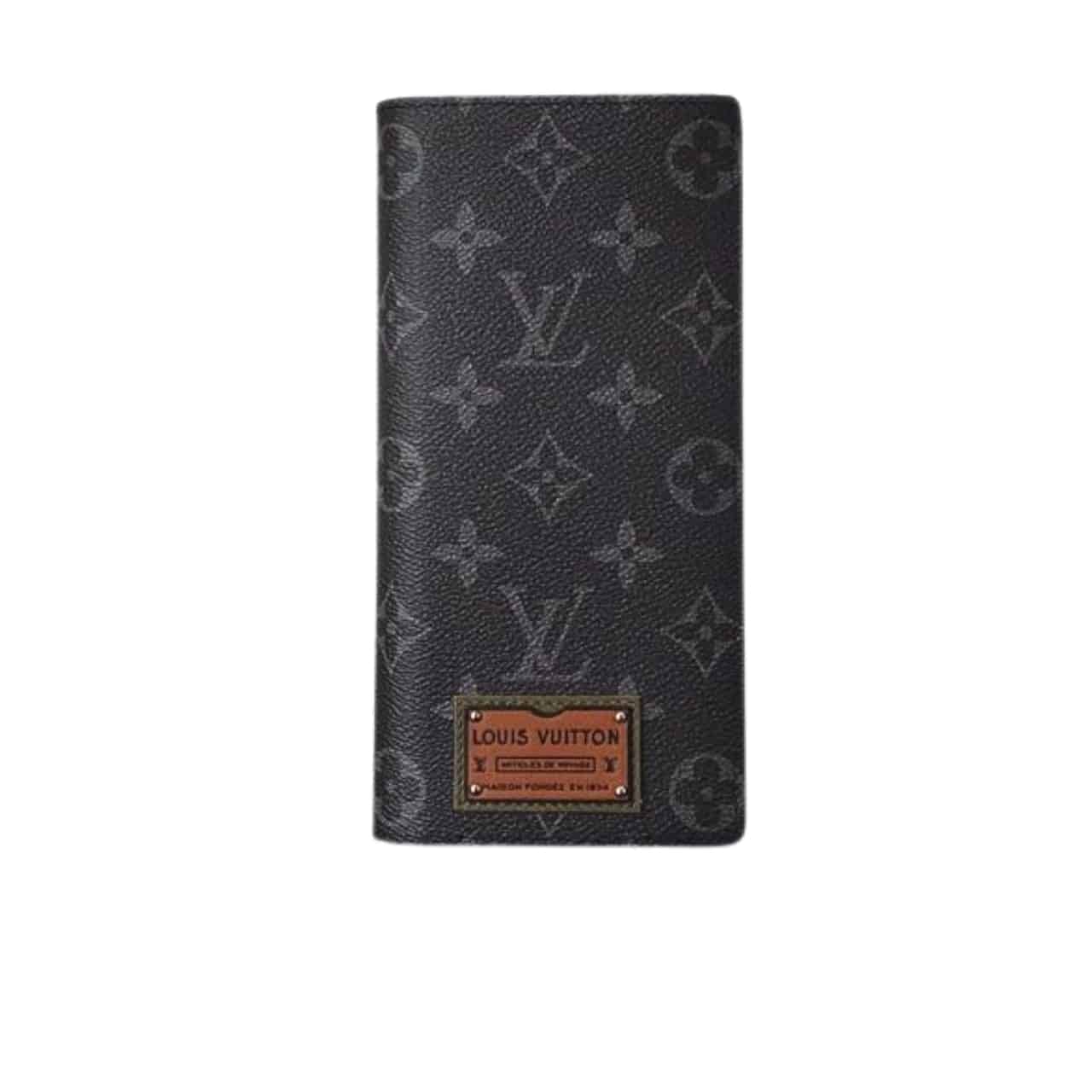 Louis Vuitton Vertical Wallet Monogram Black 20cm