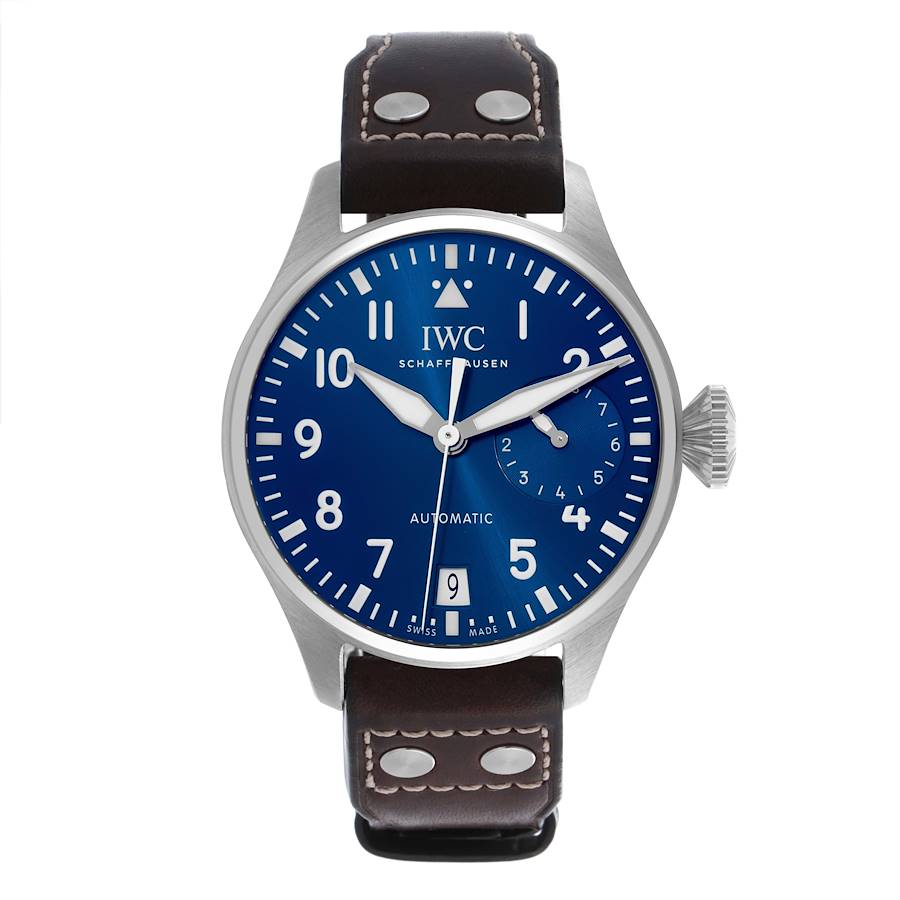 IWC Pilot Le Petit Prince Big Pilots Blue Dial Steel Watch IW501002