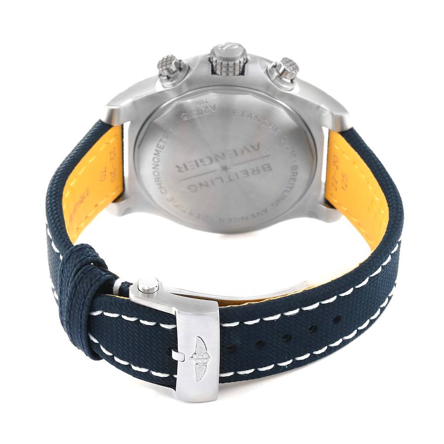 Breitling Avenger Chronograph GMT 45 Steel Mens Watch A24315