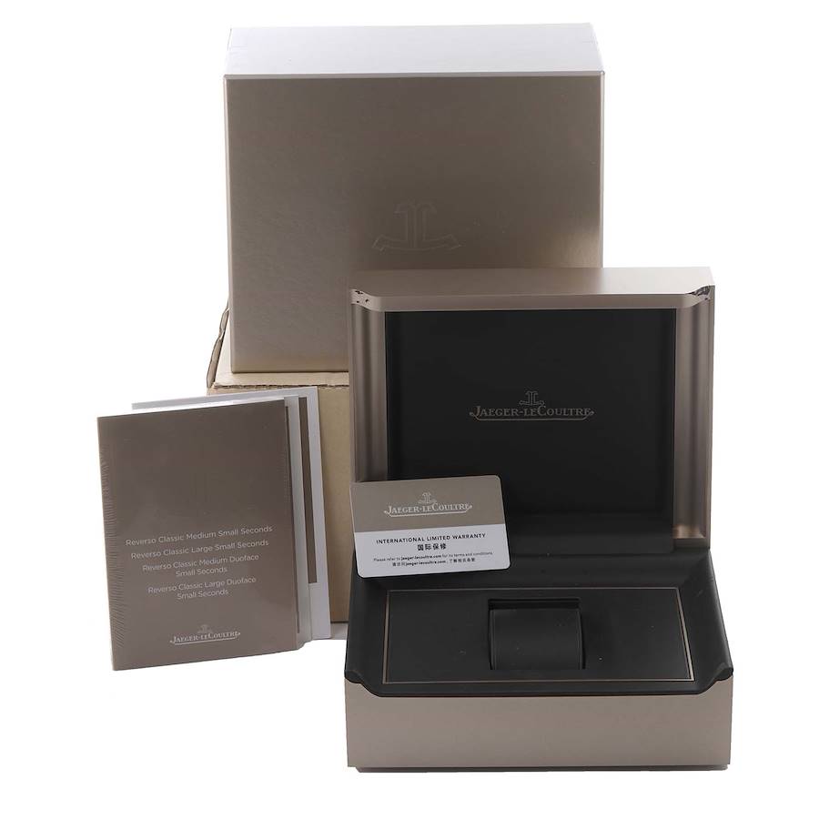 Jaeger LeCoultre Reverso Classic Small Steel Watch 213.8.62 Q2438522