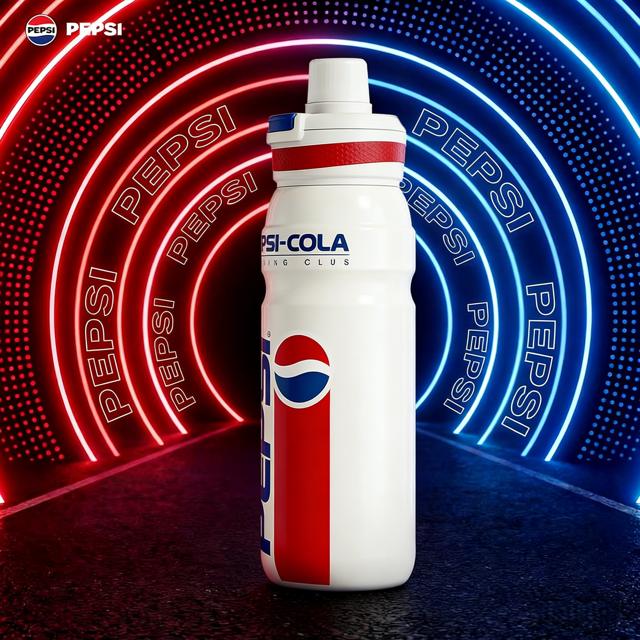 Pepsi-Cola Running Club Sports Water Bottle – World Cup Edition