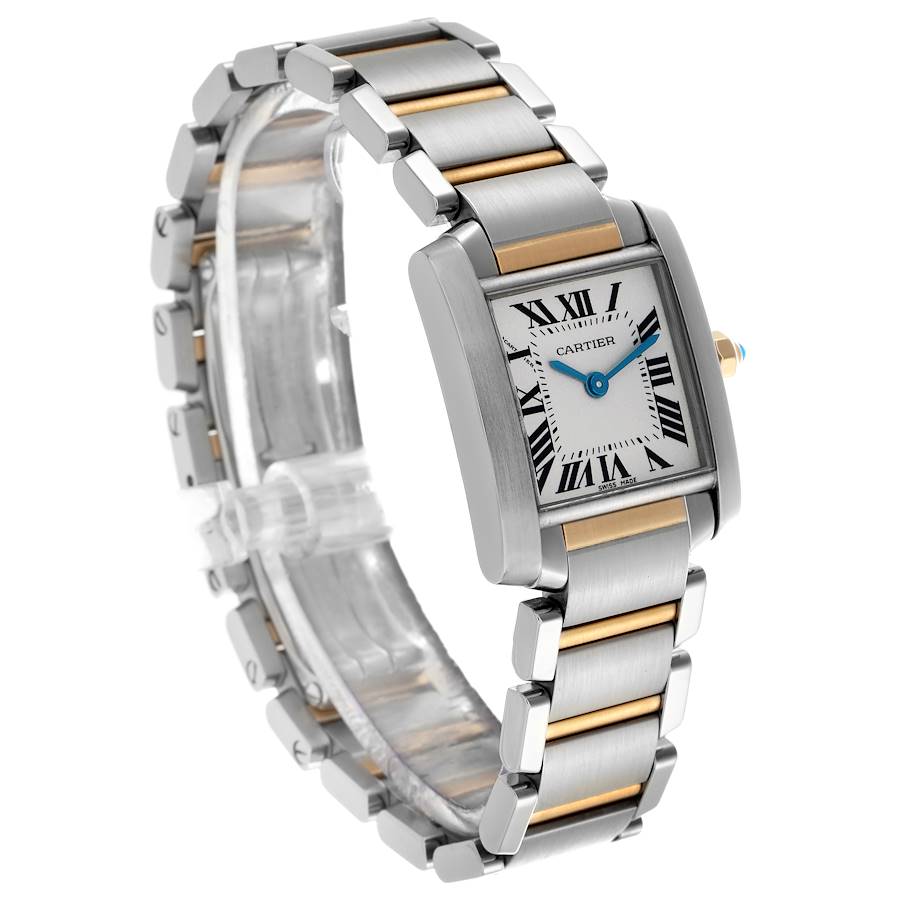 Cartier Tank Francaise Small Steel Yellow Gold Ladies Watch W51007Q4