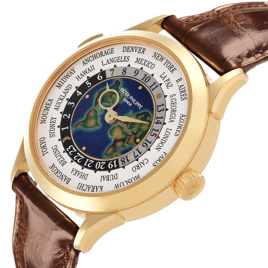 Patek Philippe World Time Complications White Gold Mens Watch 5231J