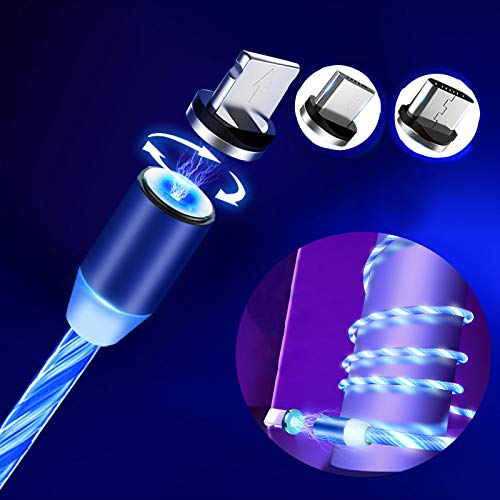 Magnetic Charging Cable With Flowing Light