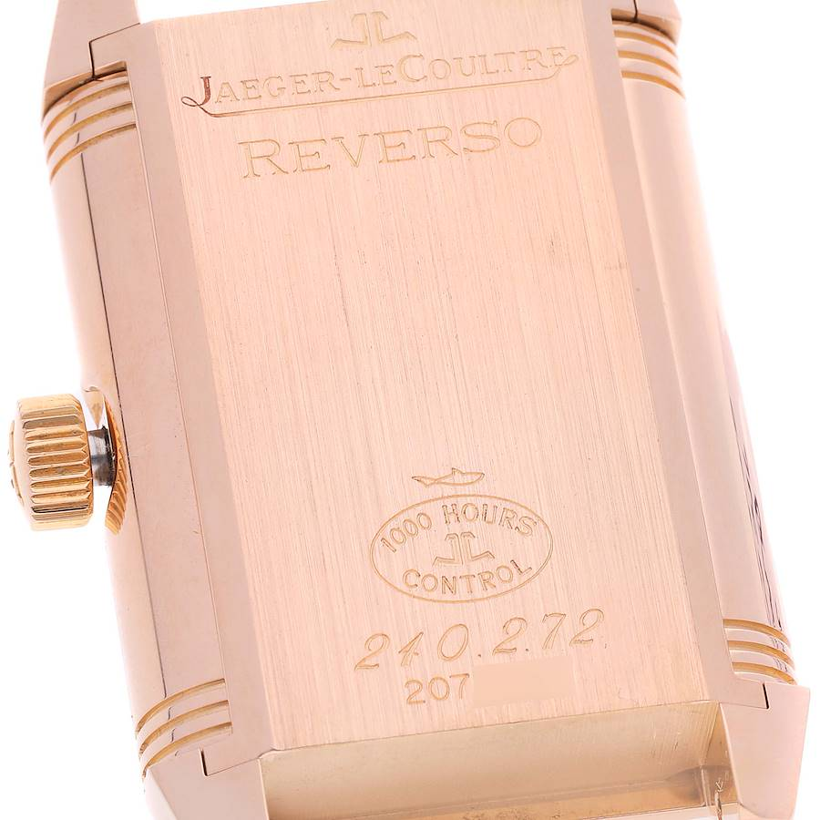 Jaeger LeCoultre Grande Reverso Sun Moon Rose Gold Mens Watch 240.272 Q3032420