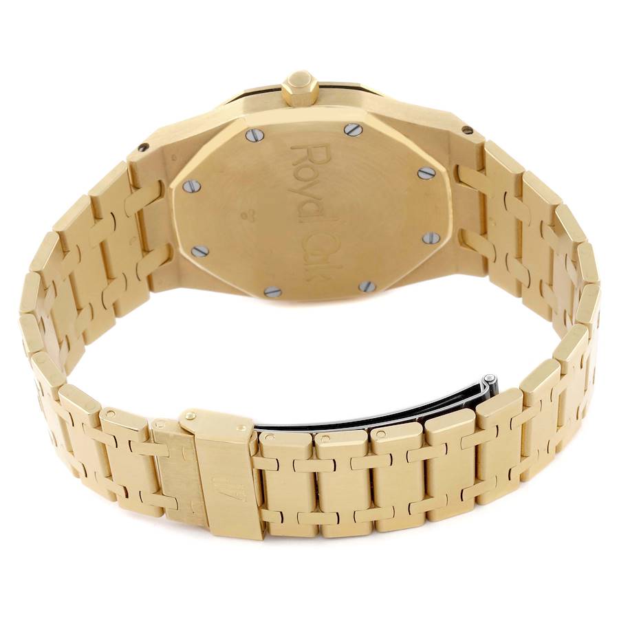 Audemars Piguet Royal Oak Jumbo Yellow Gold Grey Dial Mens Watch 5402BA