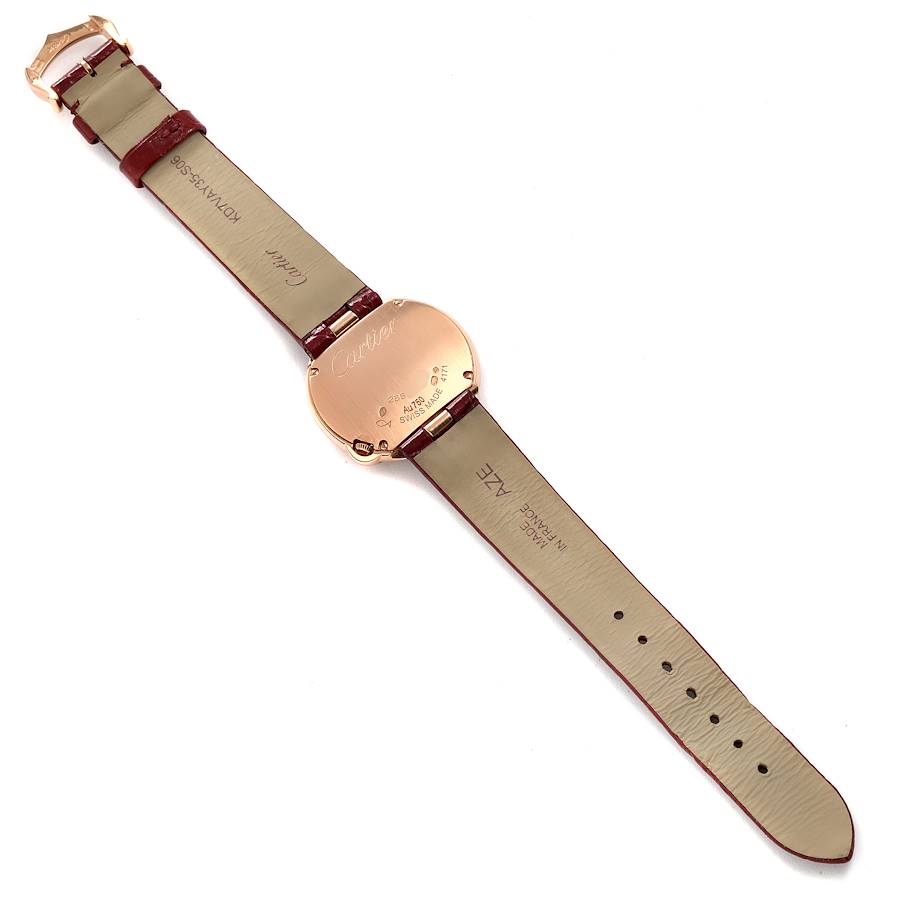 Cartier Ballon Blanc Rose Gold Diamond Ladies Watch WJBL0005