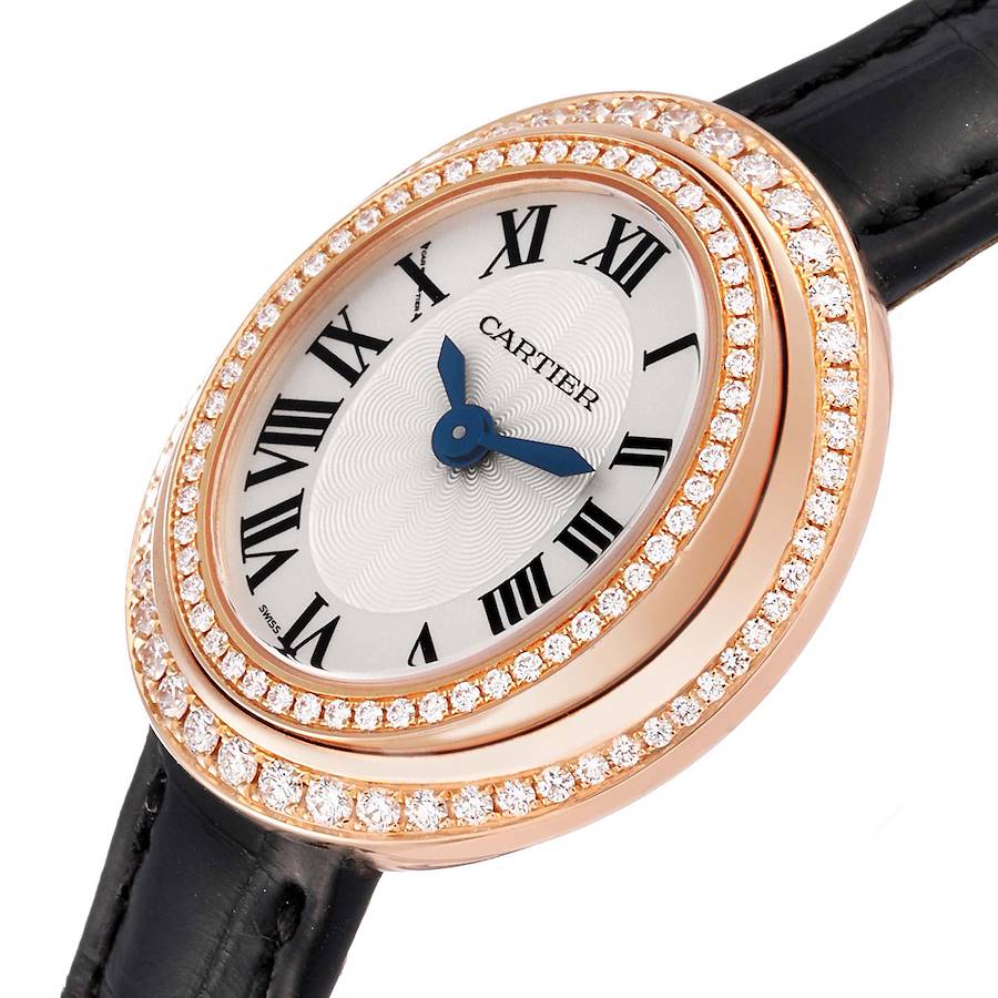 Cartier Hypnose Rose Gold Diamond Bezel Ladies Watch WJHY0006