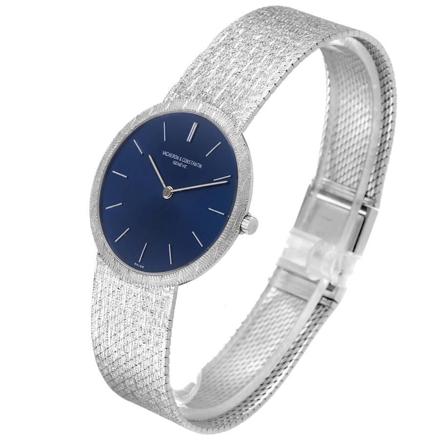 Vacheron Constantin Patrimony White Gold Vintage Mens Watch 6352
