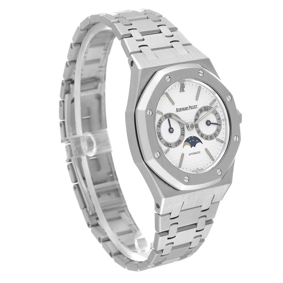 Audemars Piguet Royal Oak Day Date Moonphase Steel Mens Watch 25594ST