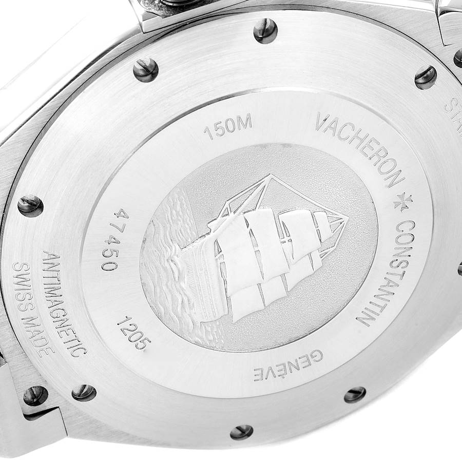 Vacheron Constantin Overseas Dual Time Grey Dial Mens Watch 47450