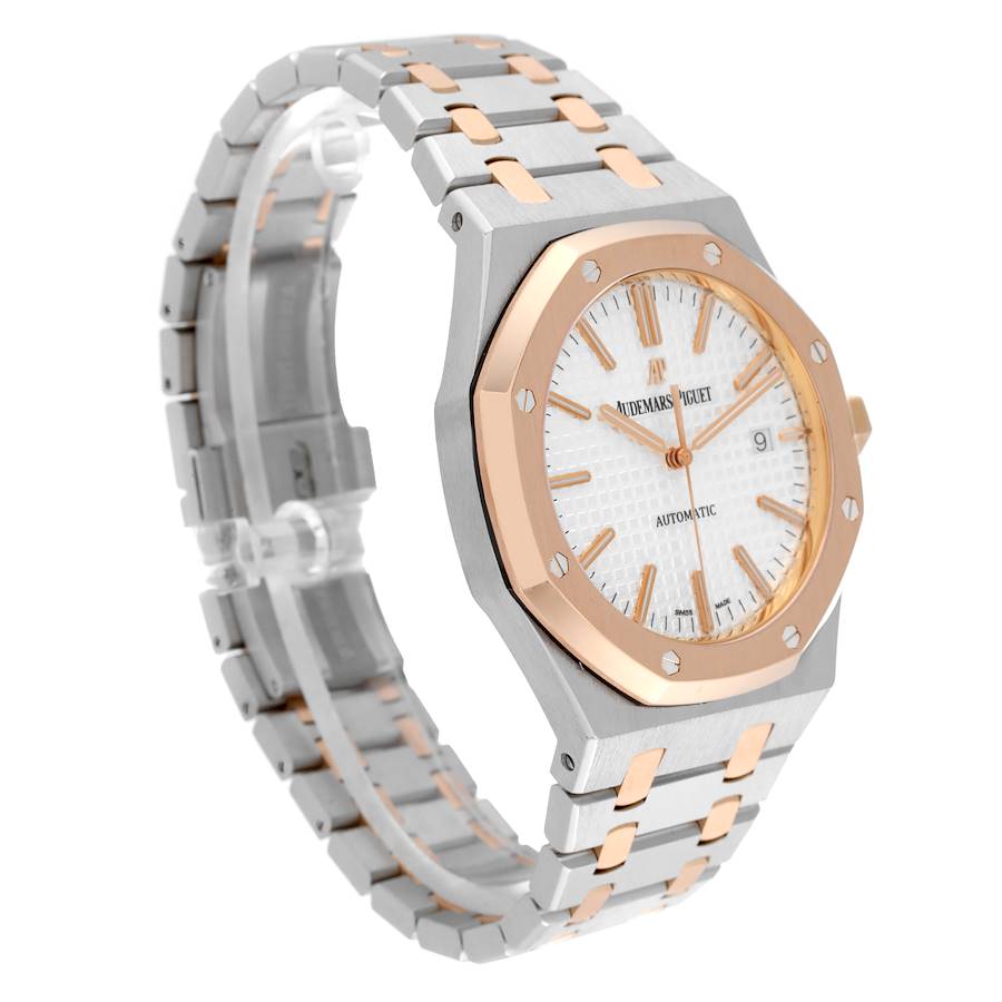 Audemars Piguet Royal Oak Steel Rose Gold Mens Watch 15400SR