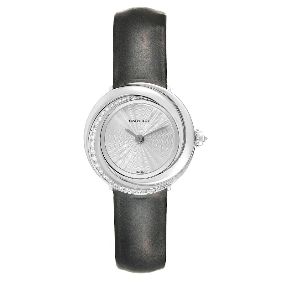 Cartier Trinity White Gold Diamond Ladies Watch WG201041