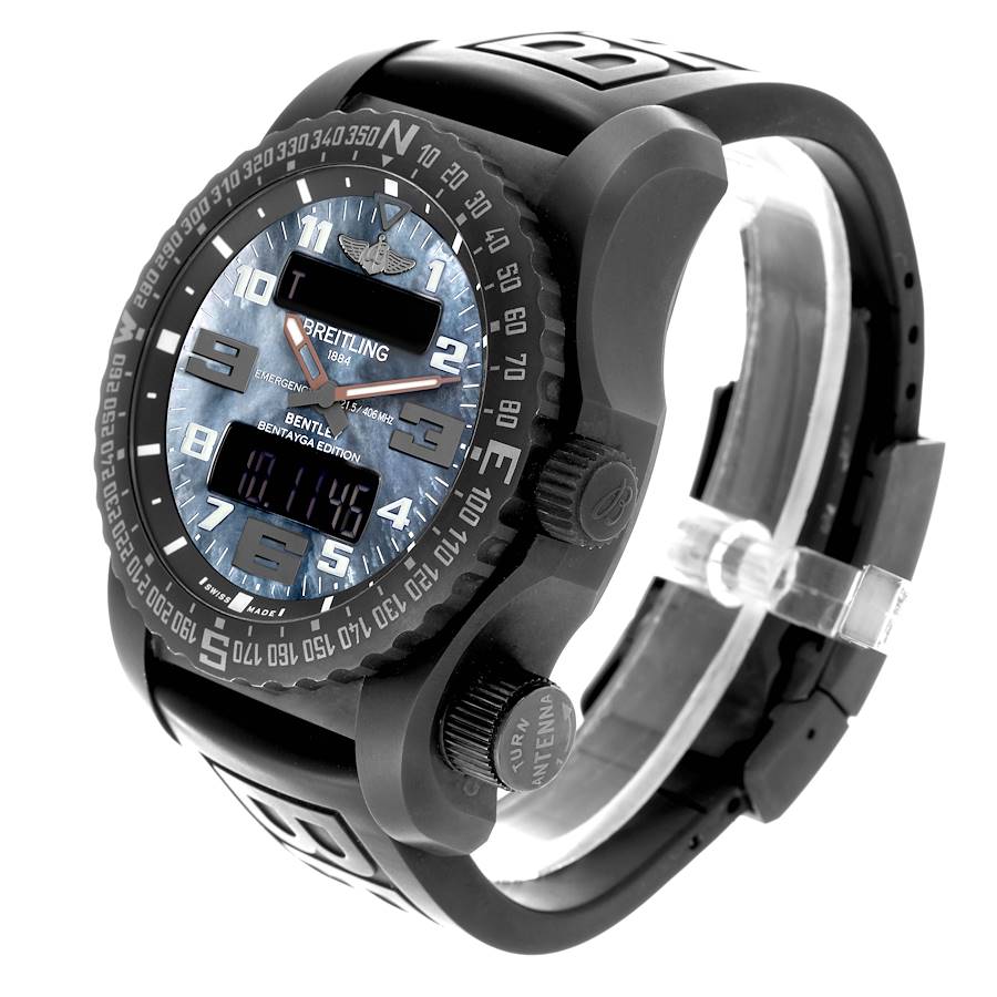 Breitling Emergency II Night Mission Mother Of Pearl Dial Titanium Watch V76325