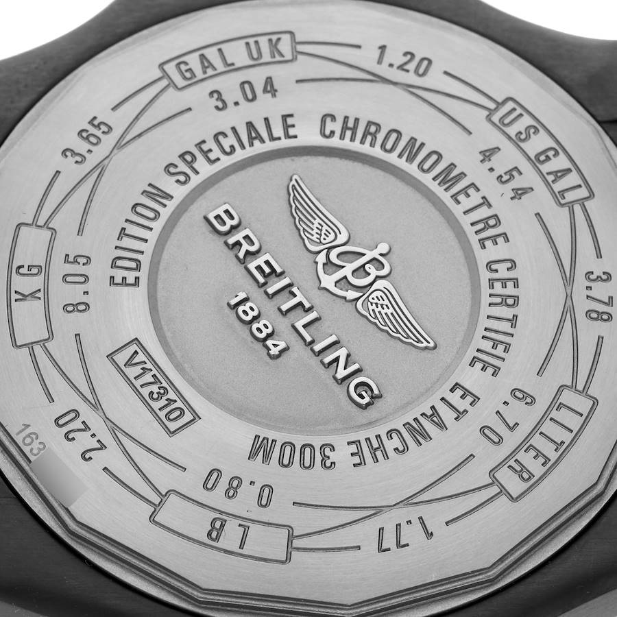 Breitling Avenger Blackbird 48 Titanium DLC Mens Watch V17310