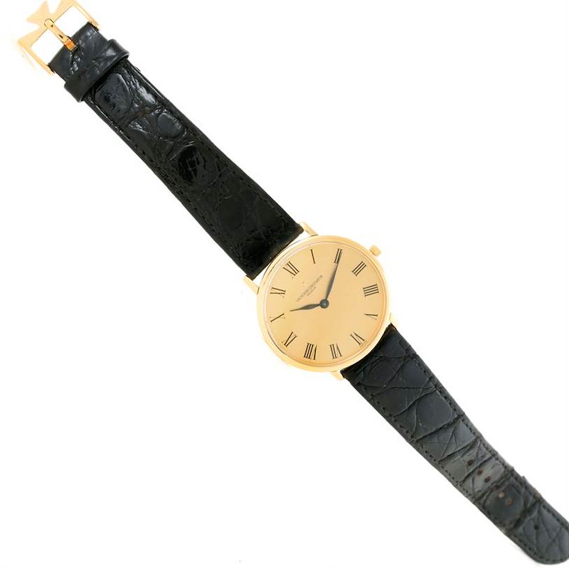 Vacheron Constantin 18K Yellow Gold Ultra Thin Mechanical Watch 33160