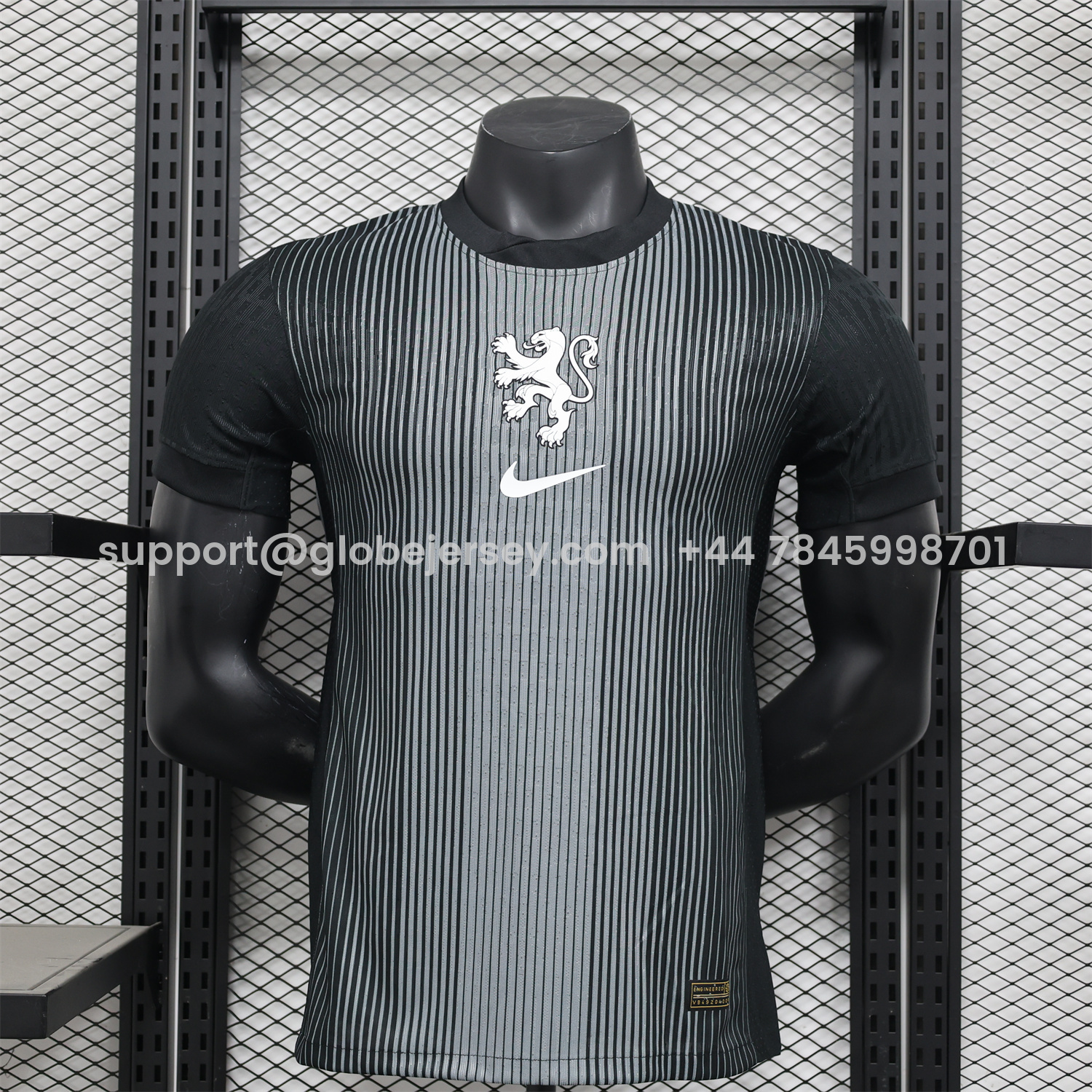Netherlands 2025-26 Black Goalkeeper Jersey - Player Version