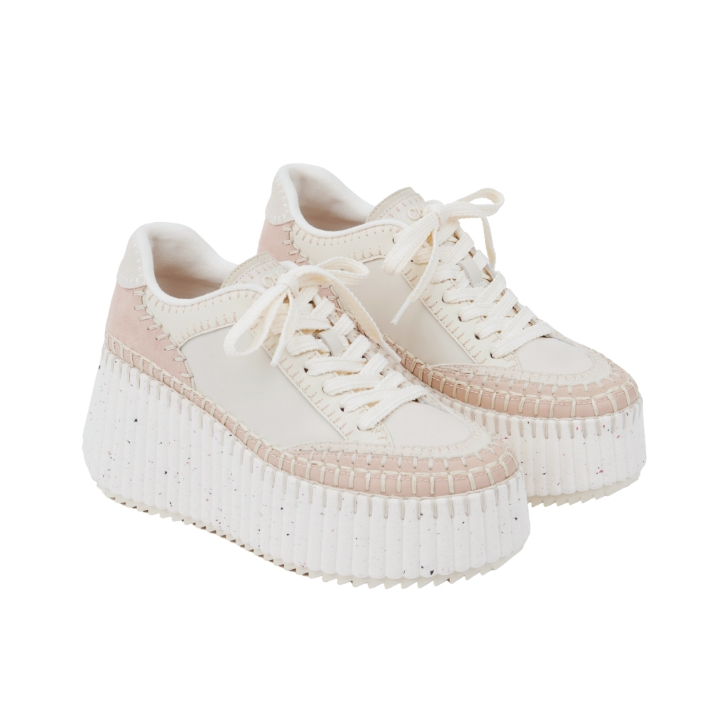 Chloé Nama Sneaker Power Beige CHC24U02IBD26Z