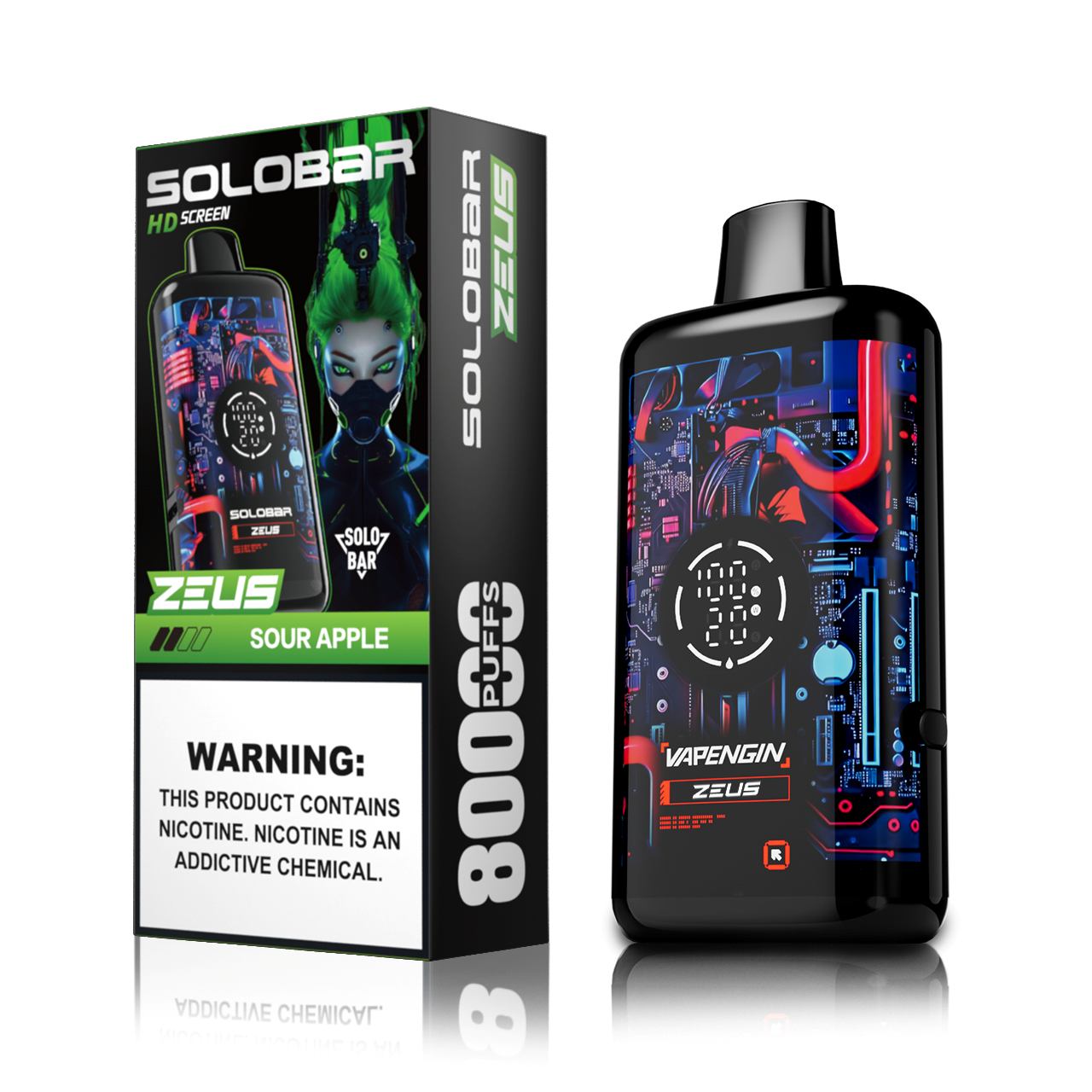 🔥 Solobar Zeus 80K Disposable Vape — Do 80 000 Zaciągnięć Pełnych Smaku | Szybka wysyłka z magazynu w Polsce 🚚