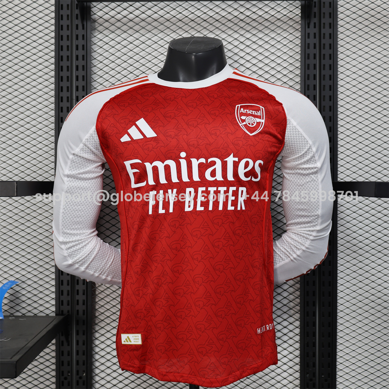 Arsenal 25-26 Home Long Sleeves Jersey - Player Version