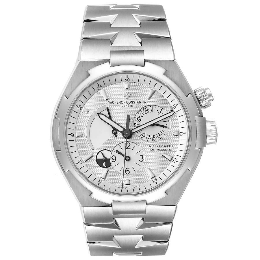 Vacheron Constantin Overseas Dual Time Silver Dial Mens Watch 47450