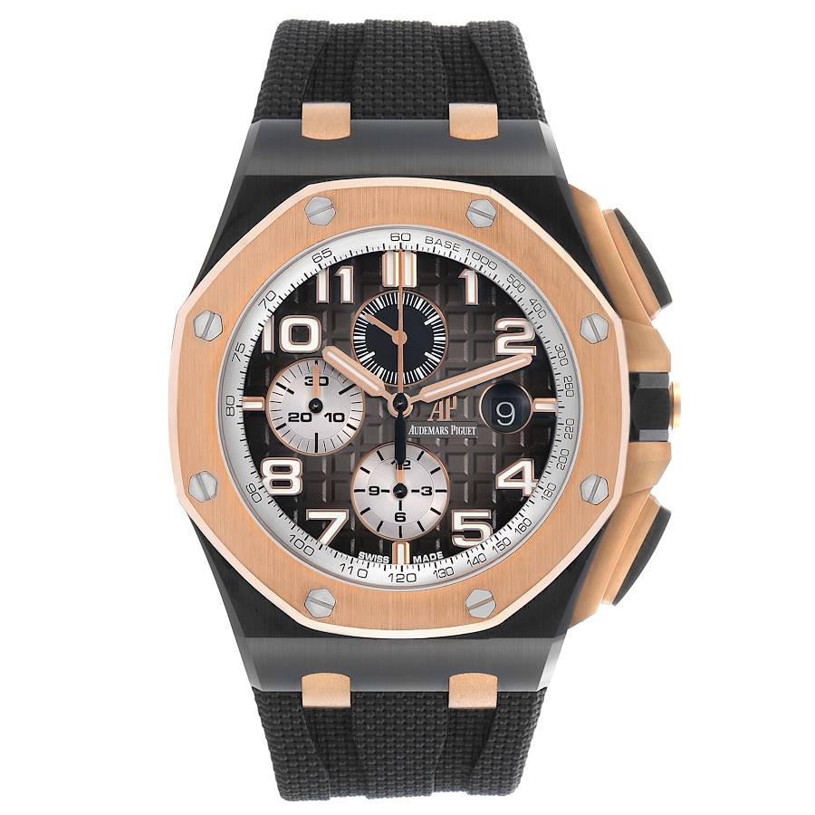 Audemars Piguet Royal Oak Offshore Rose Gold Ceramic Watch 26405NR