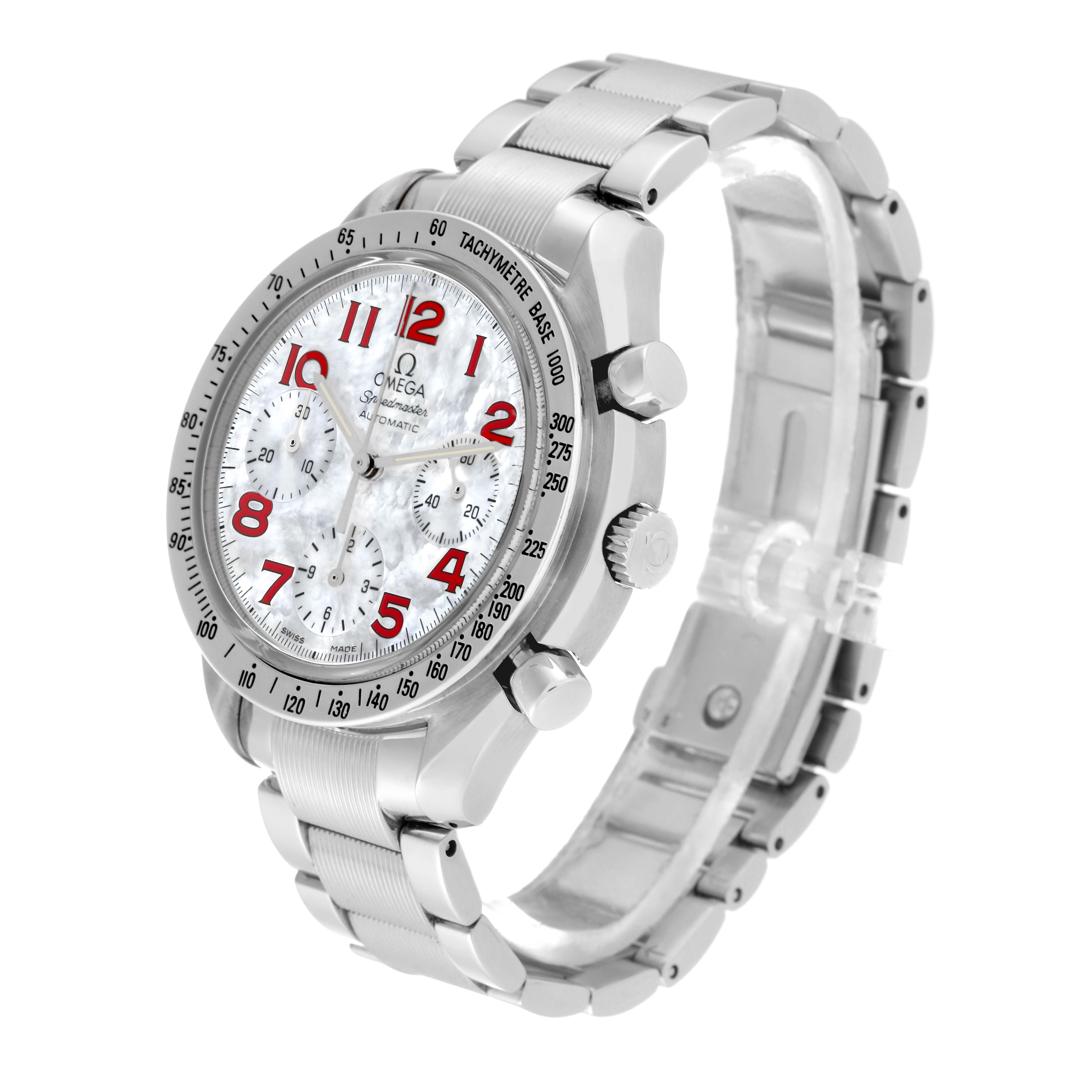 Omega Speedmaster Mother of Pearl Dial Steel Mens Watch 39.0 MM 3534.79.00