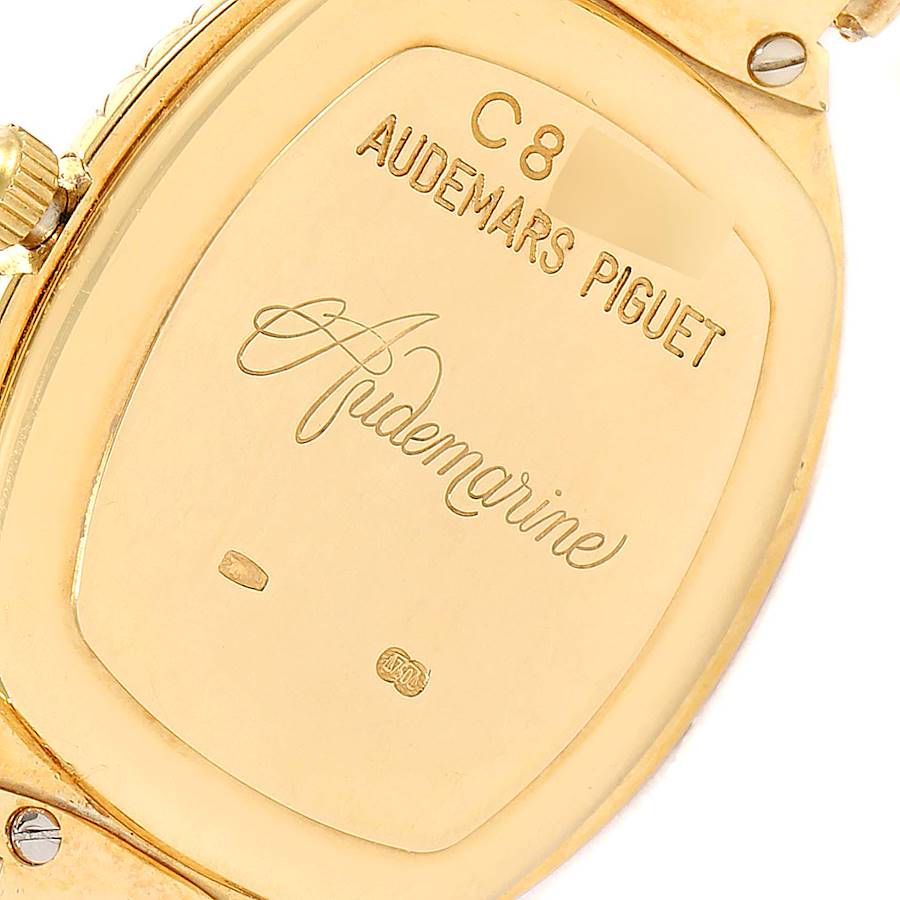 Audemars Piguet Audemarine Yellow Gold Diamond Ladies Watch 66474