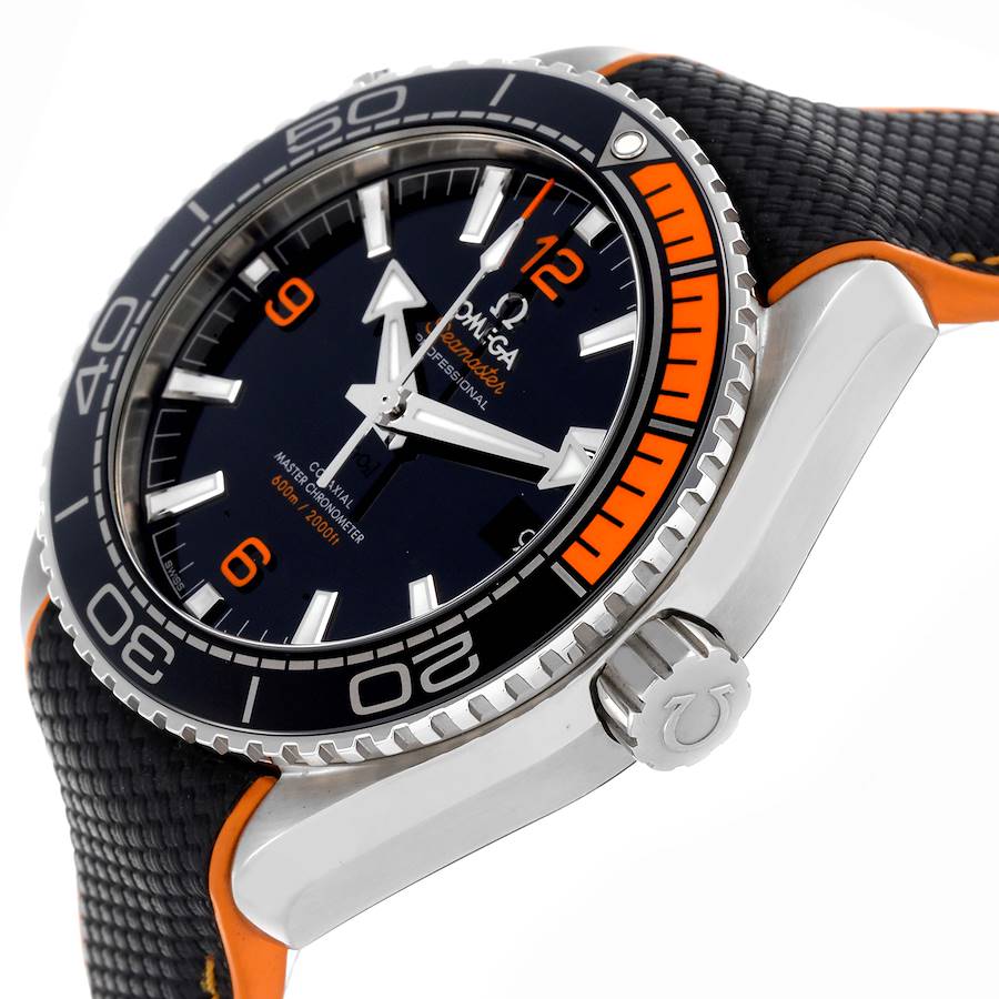 Omega Planet Ocean Black Orange Bezel Watch 215.32.44.21.01.001