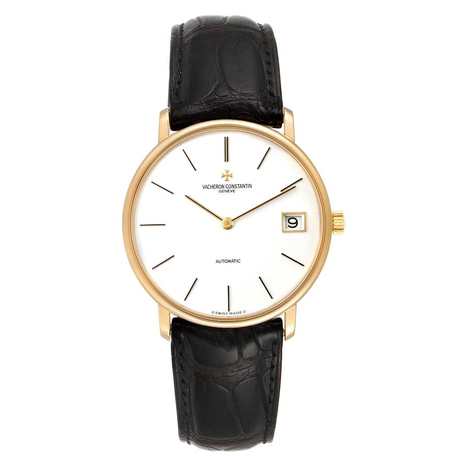 Vacheron Constantin Patrimony 18K Yellow Gold White Dial Mens Watch 44001