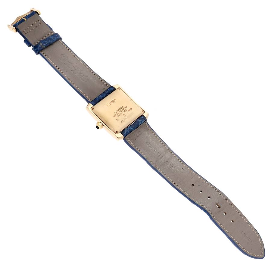 Cartier Tank Francaise Large Yellow Gold Automatic Mens Watch W5000156