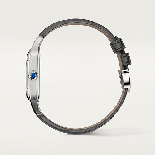 Santos-Dumont skeleton watch equipped with a micro-rotor