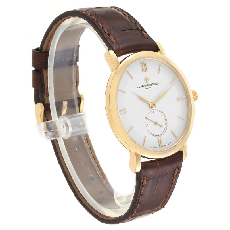 Vacheron Constantin Patrimony Yellow Gold Silver Dial Mens Watch 81160