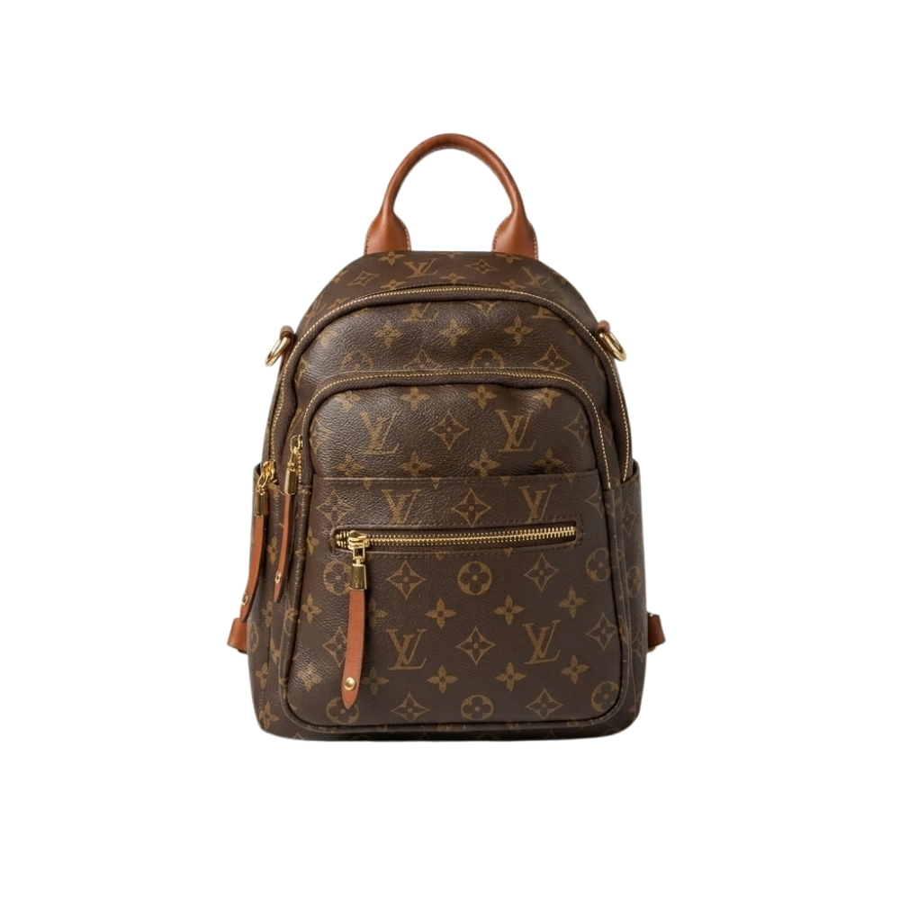 Louis Vuitton Backpack Monogram Dark Brown 28Cm