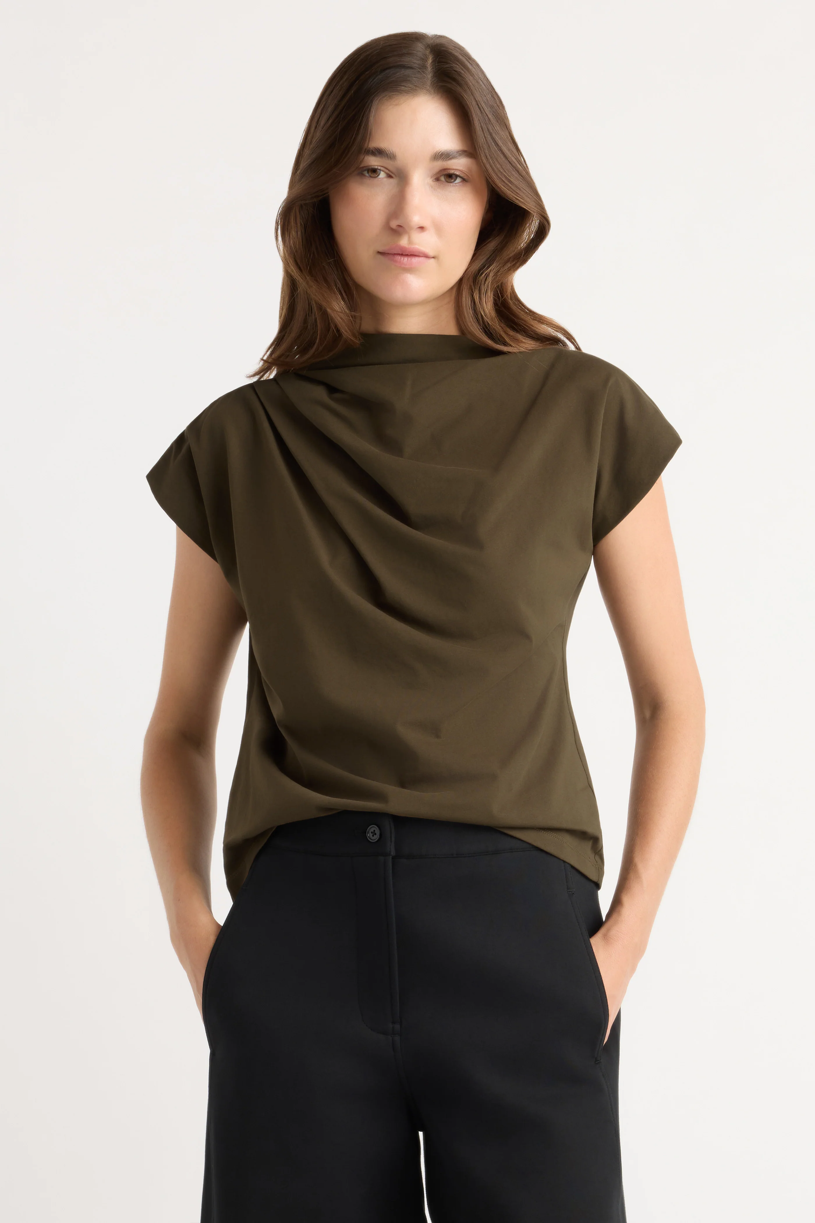 Kenny Asymmetric-Neck Tee