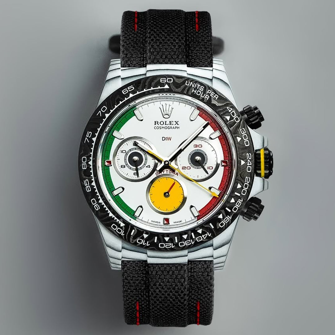 Rolex DiW Daytona Ferrari Watch CarboQuartz
