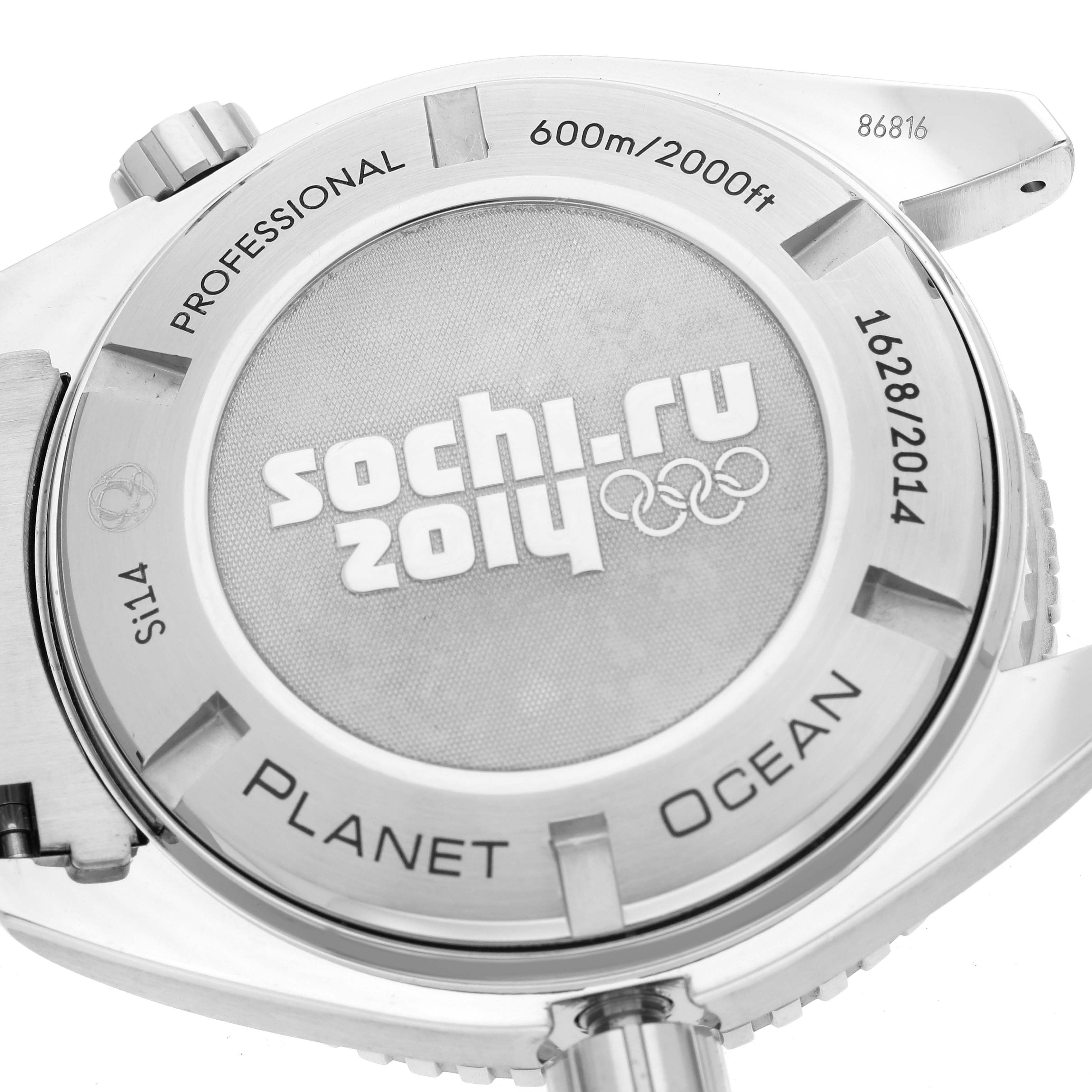 Omega Planet Ocean Olympic Sochi 2014 Limited Edition Watch 45.5 MM 522.30.46.21.01.001