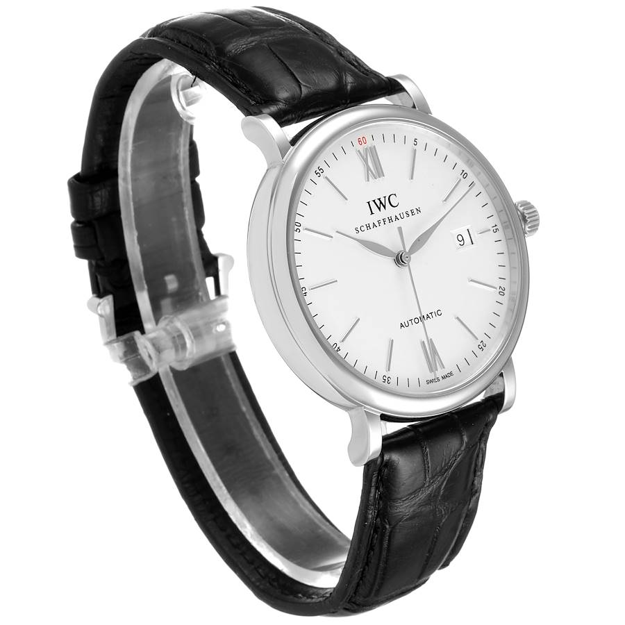 IWC Portofino Silver Dial Automatic Steel Mens Watch IW356501