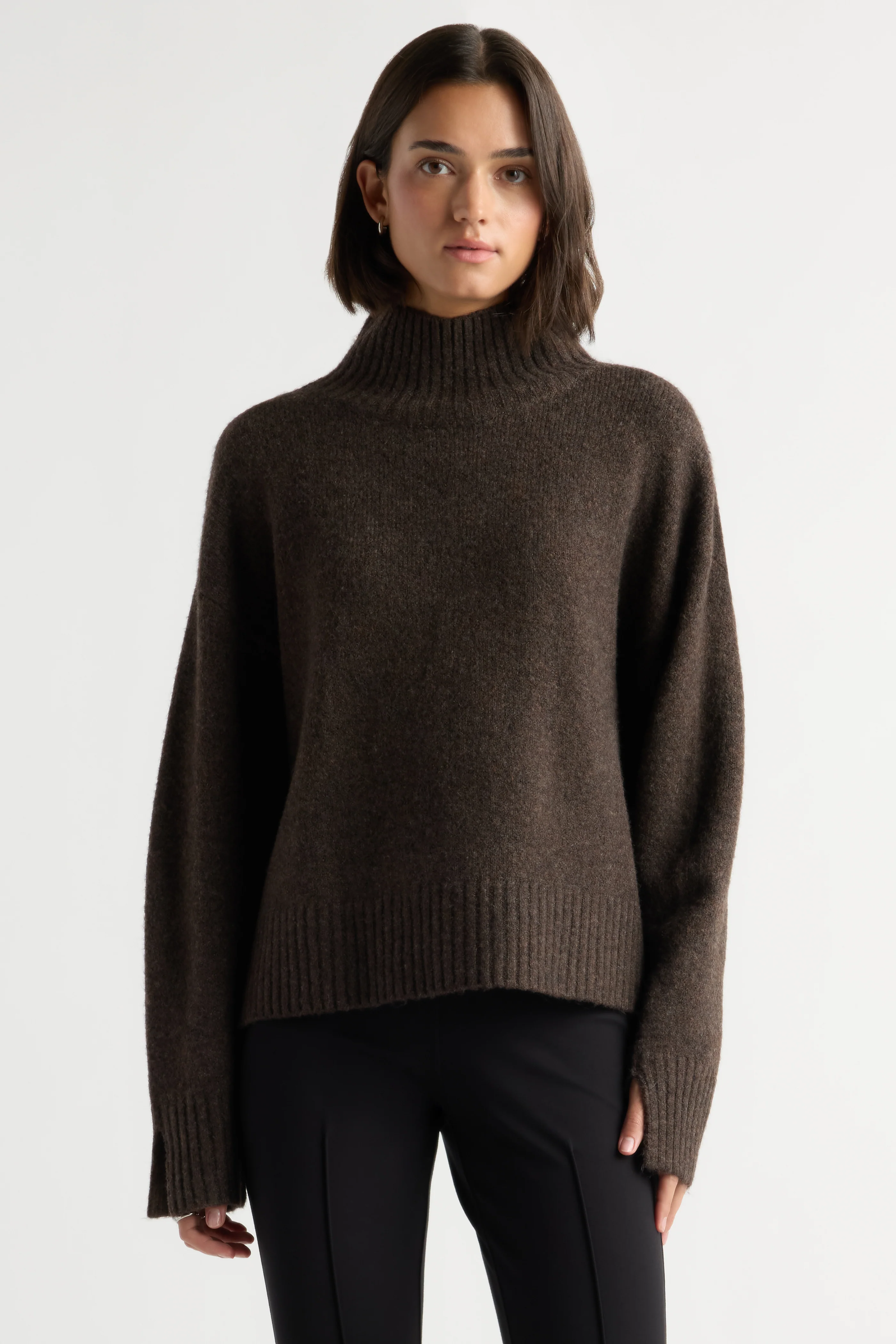Karlie Oversized Turtleneck Sweater