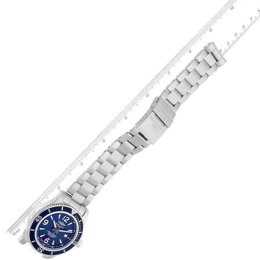 Breitling Superocean II Blue Dial Steel Mens Watch A17367